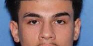 Close-up of young male suspect in San Antonio Crime Stoppers case.