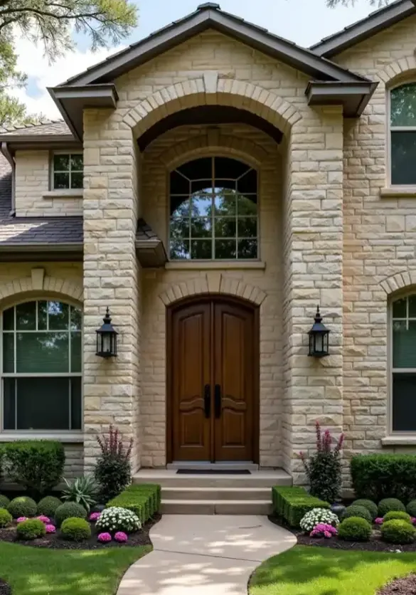 San Antonio Crime Stoppers - Beautiful residential home exterior.